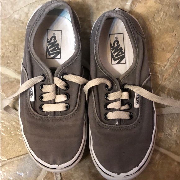 kids vans grey